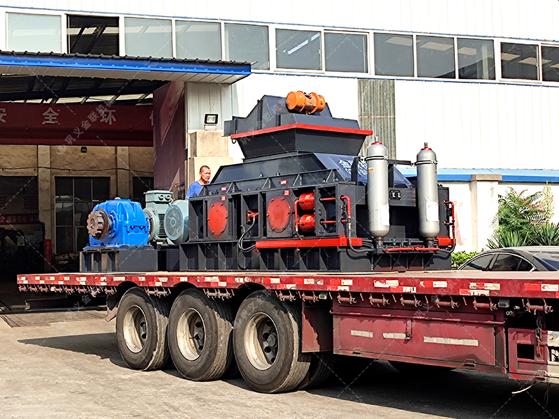 2PGY1007型全自動液壓對輥破碎機發(fā)往河北