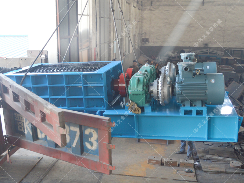 2PLF50/150型強力雙齒輥破碎機發(fā)貨圖片_發(fā)往山西太原_煤礦破煤